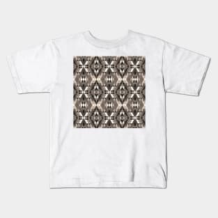 Geometric Diamond Motif Kids T-Shirt